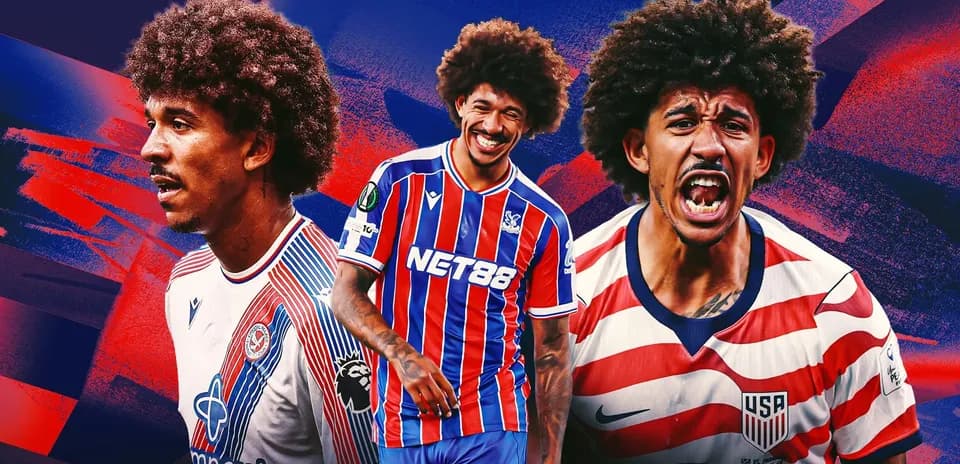 Jugador con cabello rizado en diferentes camisetas de fútbol