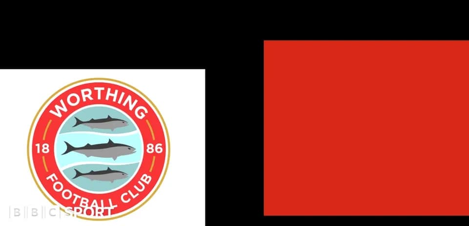 Logotipo del Worthing Football Club en fondo blanco