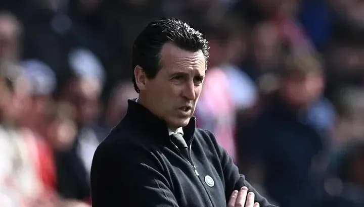 Entrenador observando el partido desde la línea de banda