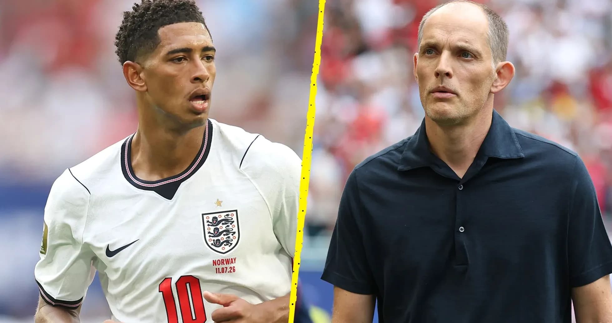 Jugador de Inglaterra y entrenador en evento deportivo