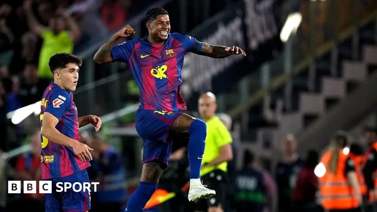 Jugador de Barcelona celebrando un gol en el estadio