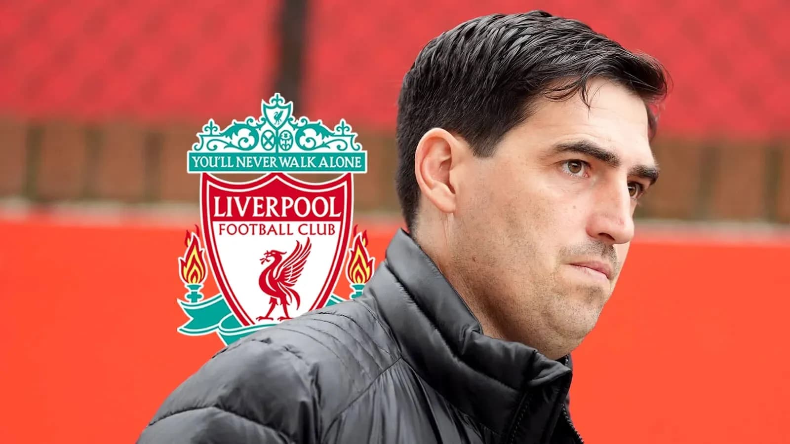 Entrenador de Liverpool en el estadio