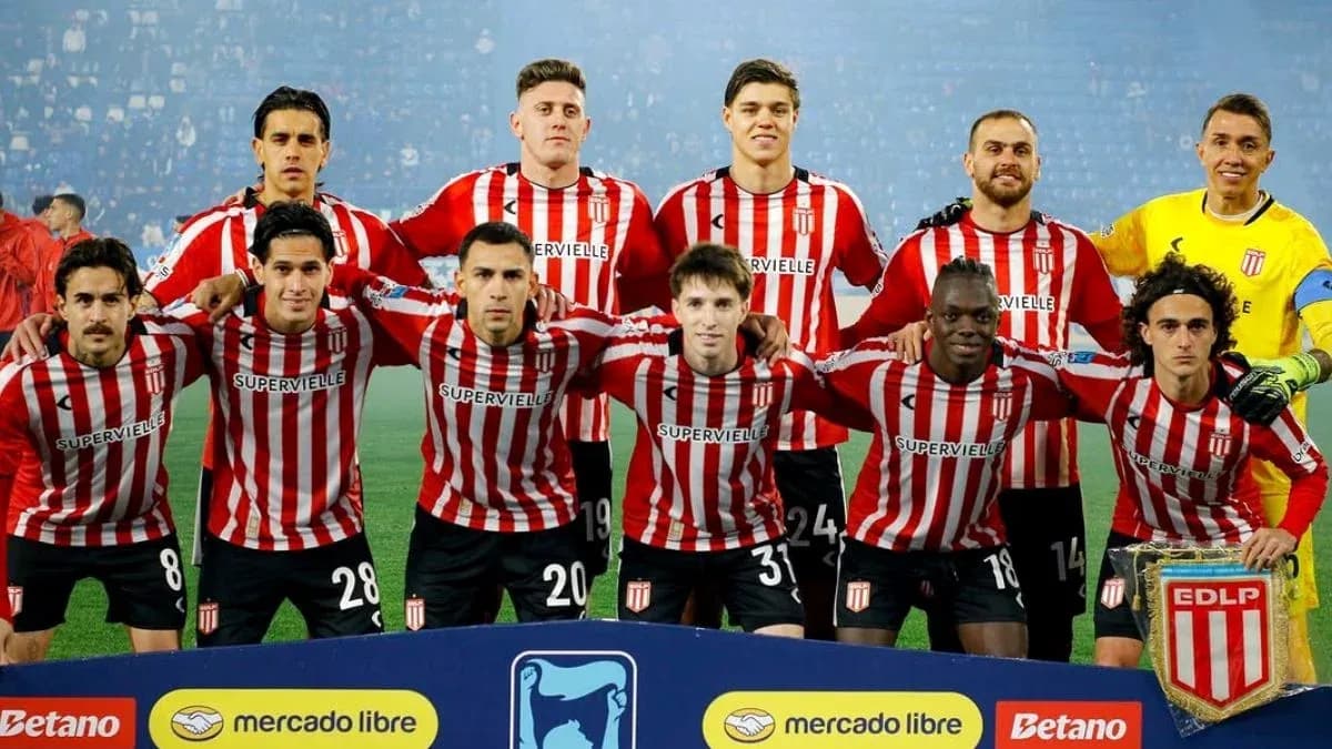 Equipo de Estudiantes L.P. en la Libertadores