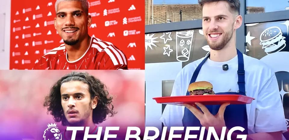 Tres jugadores en un segmento de noticias deportivas