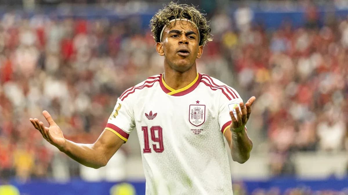 Jugador de España reclamando durante un partido