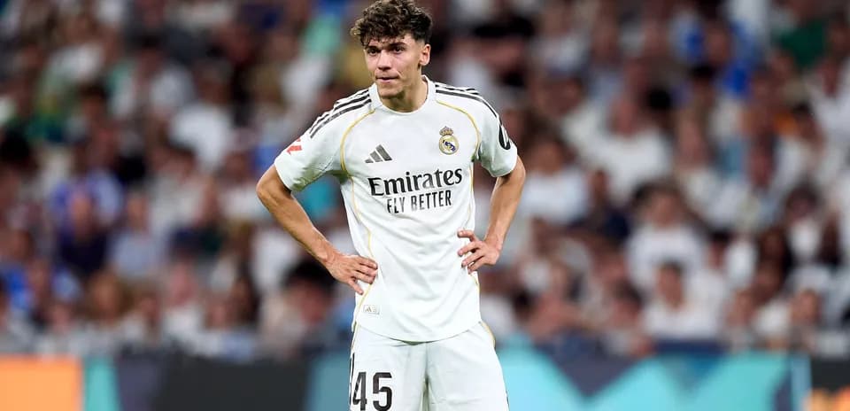 Jugador de Real Madrid en acción durante un partido