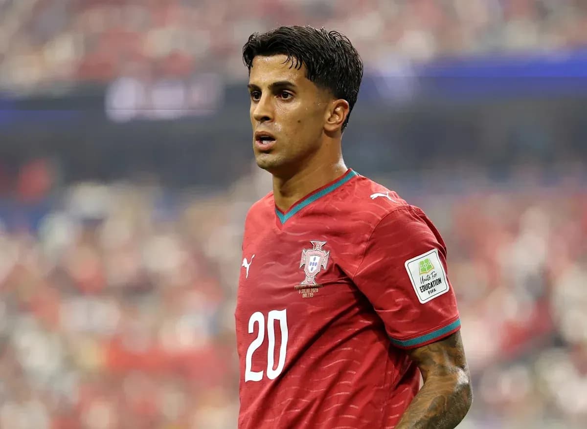 Jugador de Portugal en acción durante el partido