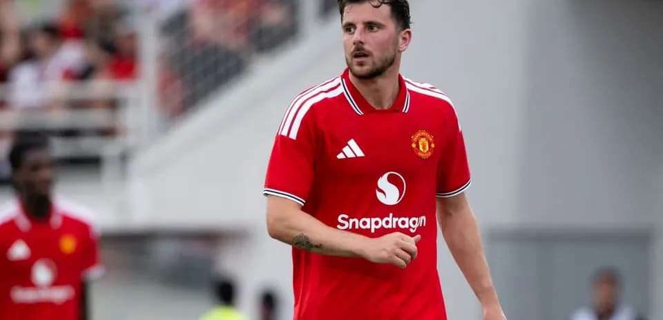 Jugador de Manchester United en acción durante partido