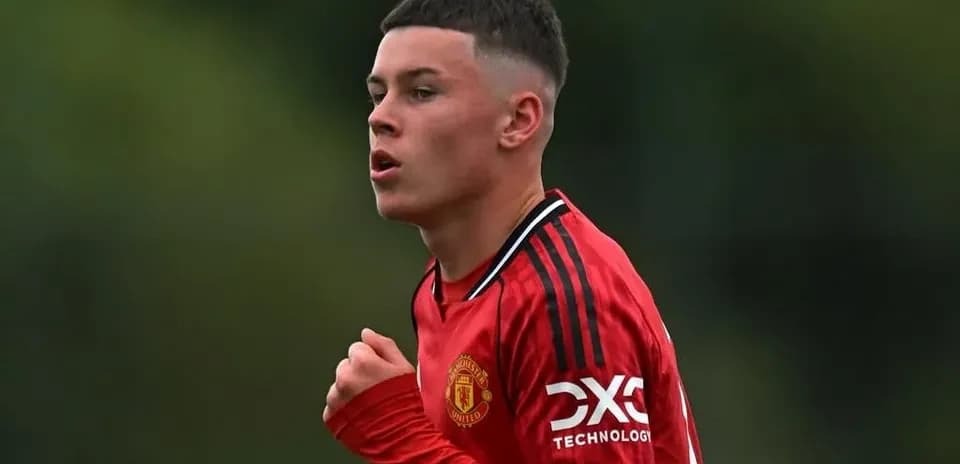 Jugador de Manchester United durante un entrenamiento