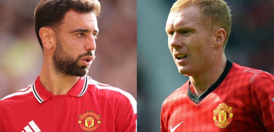 ¿Es Bruno Fernandes comparable con Paul Scholes? Excompañero de Manchester United señala diferencias claras