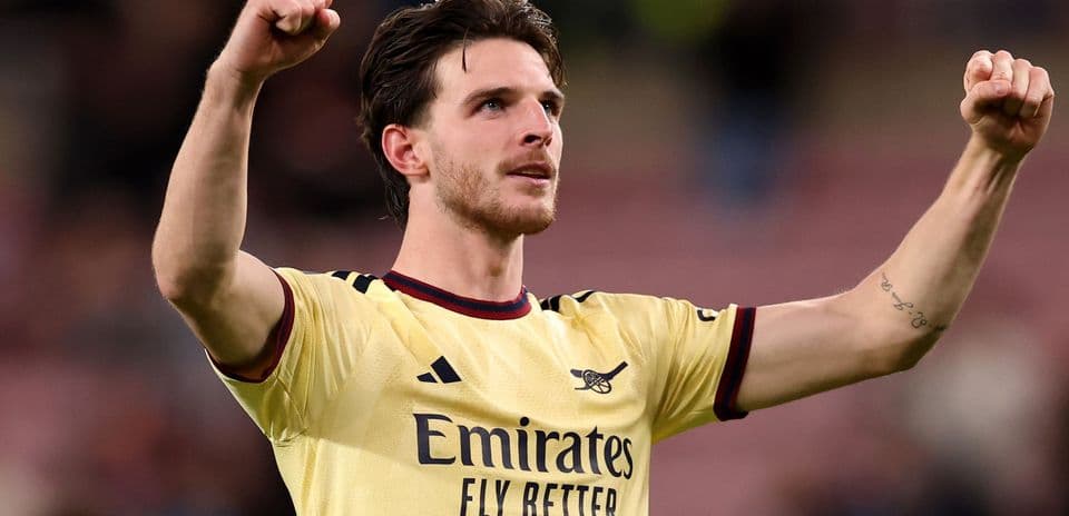 Declan Rice firmará un nuevo contrato a largo plazo con Arsenal y alcanzará el salario más alto del club junto a Bukayo Saka