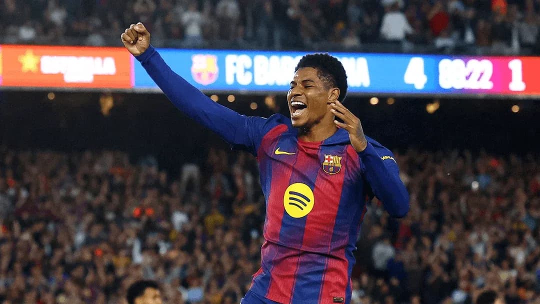 Jugador de Barcelona celebrando un gol en el Camp Nou Jugador de Barcelona celebrando un gol en el Camp Nou