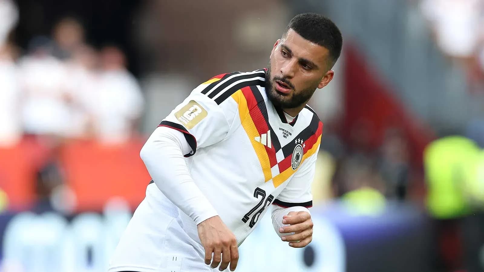 Jugador de Alemania en acción durante un partido Jugador de Alemania en acción durante un partido