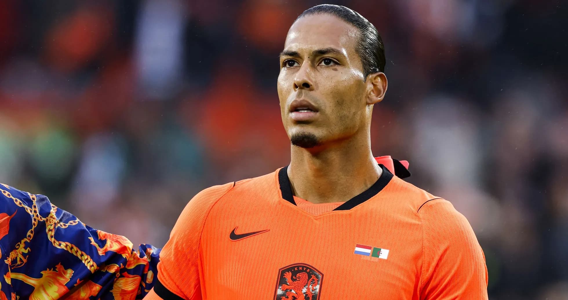 Jugador de los Países Bajos durante el partido Jugador de los Países Bajos durante el partido
