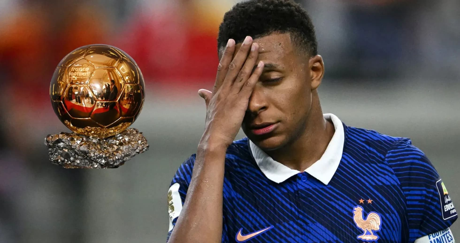 Jugador de Francia con el Balón de Oro Jugador de Francia con el Balón de Oro