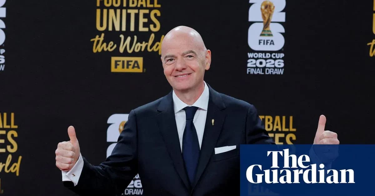 Gianni Infantino en el sorteo de la Copa Mundial 2026 Gianni Infantino en el sorteo de la Copa Mundial 2026