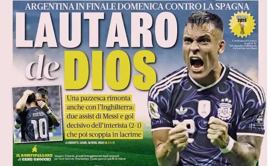 Lautaro celebrando tras anotar un gol en partido Lautaro celebrando tras anotar un gol en partido