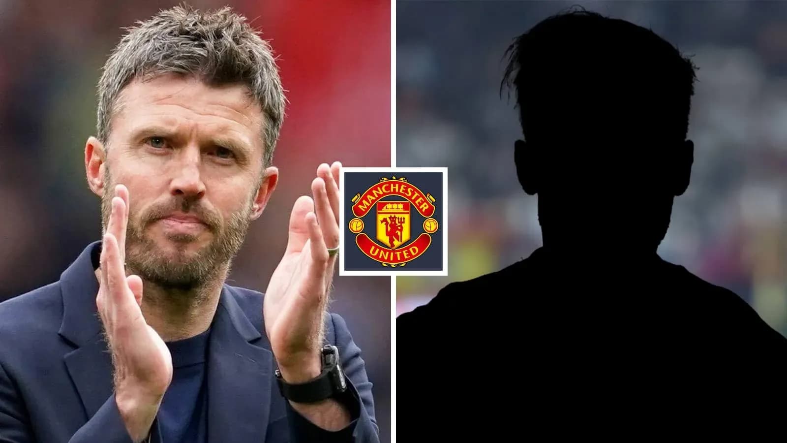 Entrenador aplaudiendo con logo de Manchester United Entrenador aplaudiendo con logo de Manchester United