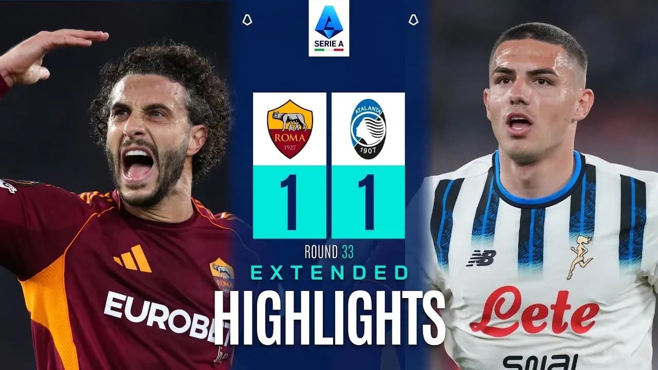 Jugadores de Roma y Atalanta durante el partido Jugadores de Roma y Atalanta durante el partido
