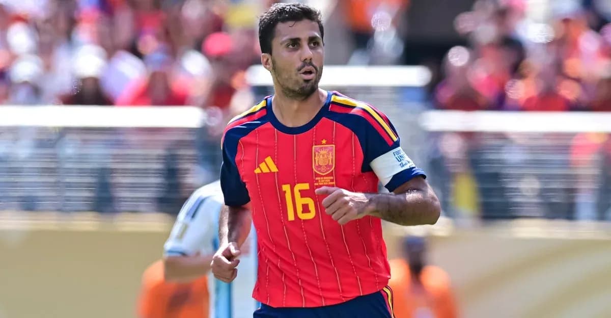 Jugador de España en partido contra Argentina Jugador de España en partido contra Argentina
