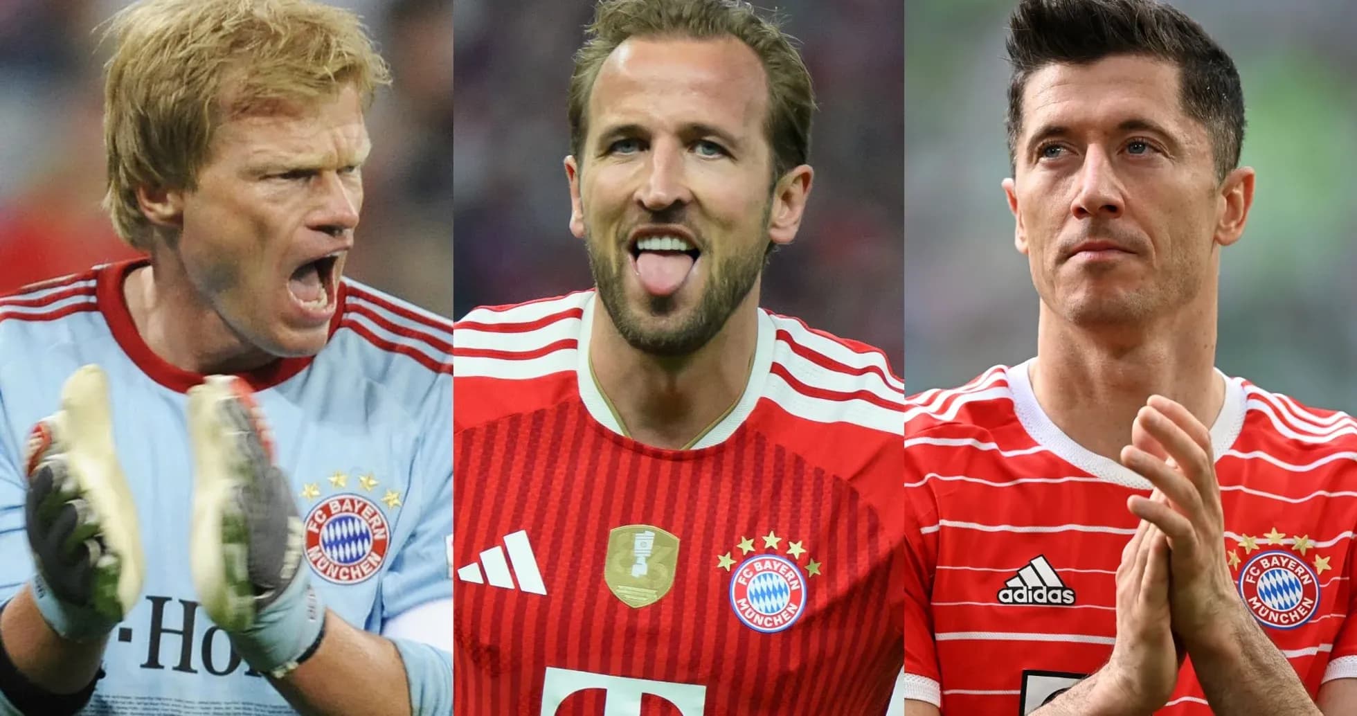 Tres jugadores de Bayern Múnich en diferentes poses Tres jugadores de Bayern Múnich en diferentes poses