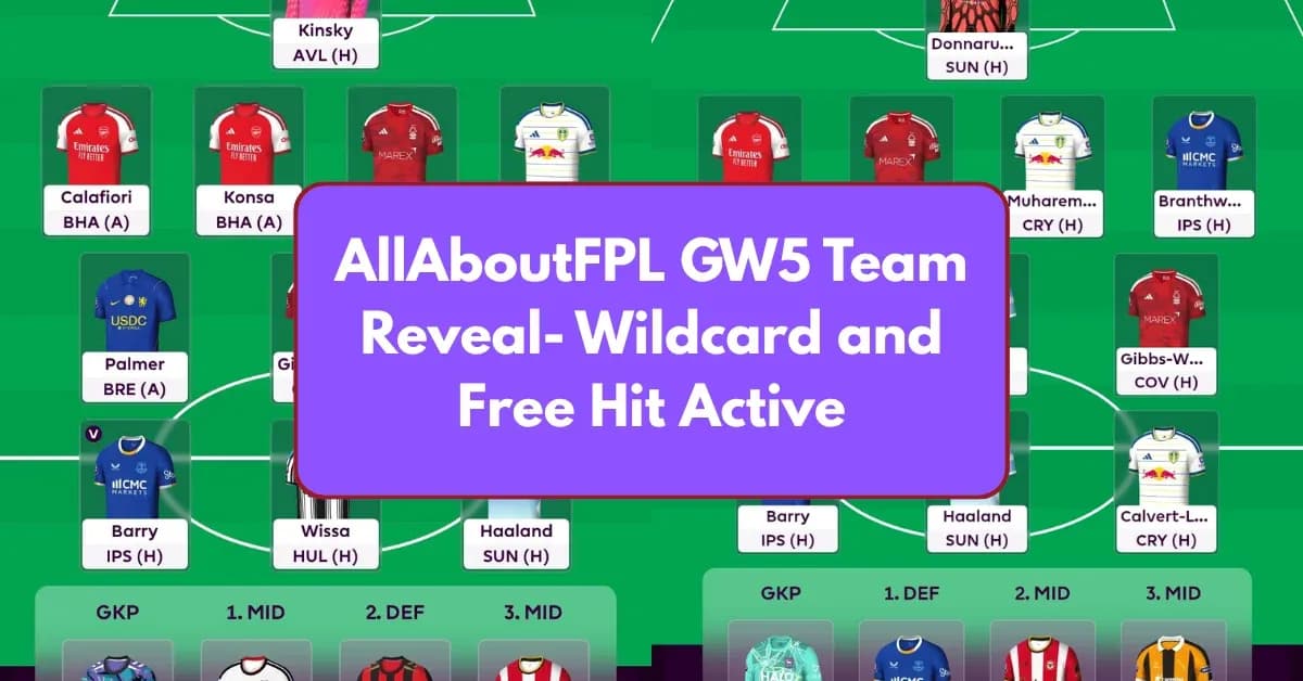 Formación de equipo de FPL con cambios activos Formación de equipo de FPL con cambios activos