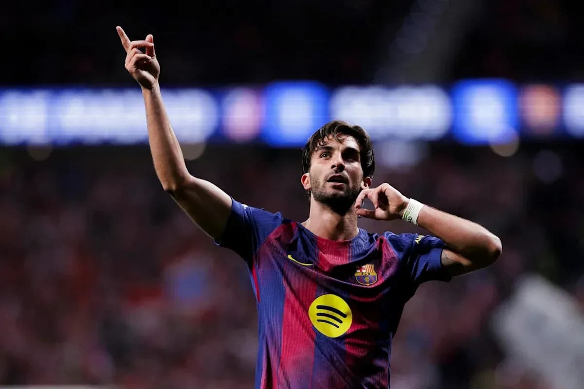 Jugador del Barcelona celebrando un gol en el campo Jugador del Barcelona celebrando un gol en el campo